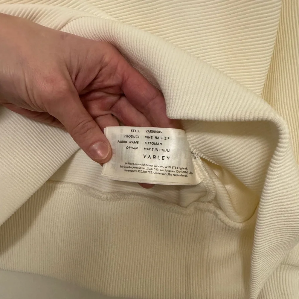 VARLEY Vine Half Zip Pullover NWOT - Picture 8 of 8